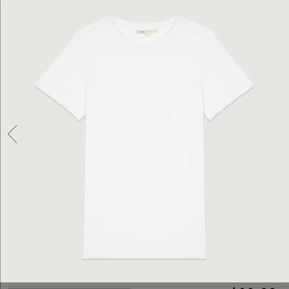 BRAND NEW! MAJE White T-Shirt
